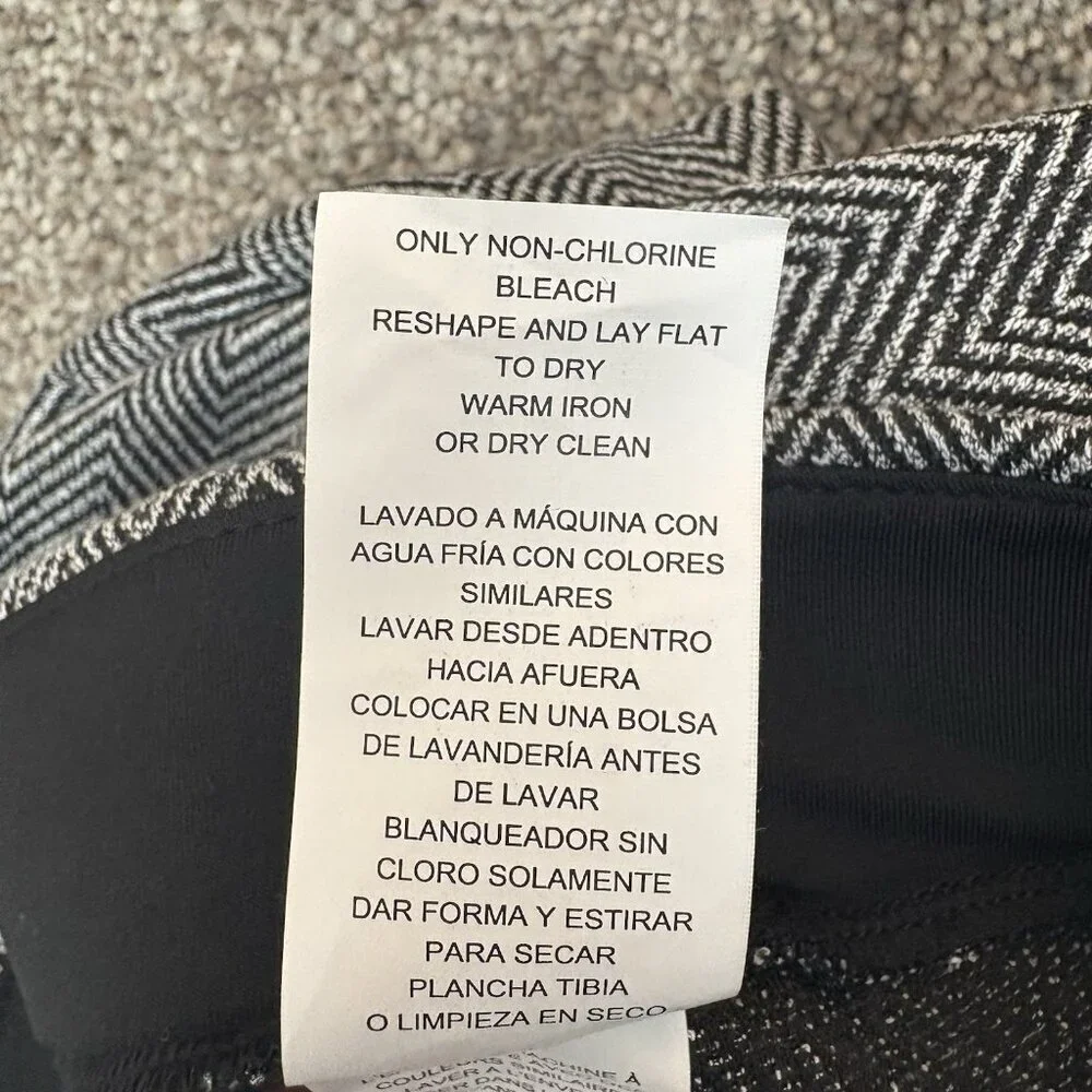Michael Kors Women's Pants Size L Gray Cropped Wide Leg Pull On Stretch EUC